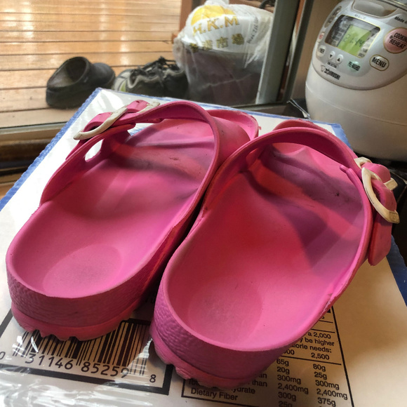 Birkenstock Shoes | Birkenstock Womens Thong Pink Plastic Sandals | Poshmark